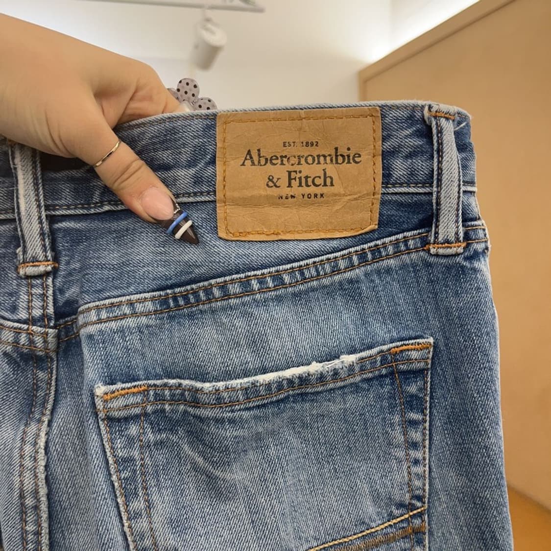 아베크롬비 빈티지 데미지 찢청 워싱 데님팬츠 30인치 C07979 상품이미지5