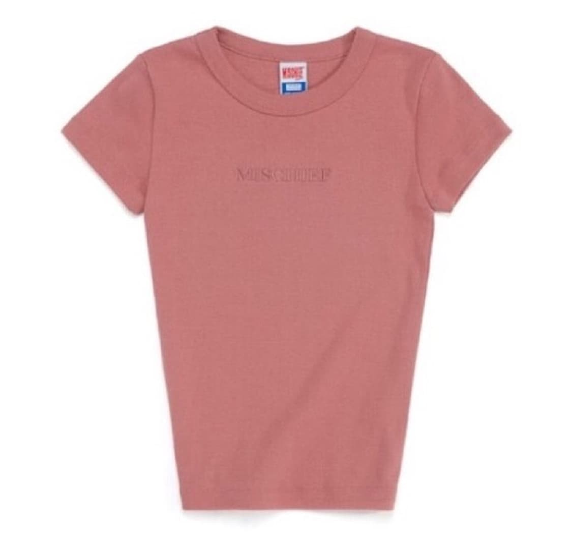 18ss 미스치프 mschf 피티드 인디핑크 반팔 상품이미지3