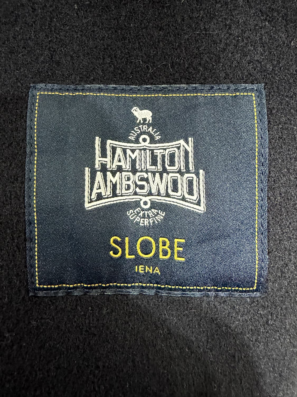 해밀턴람스울 SLOBE IENA(슬로브 이에나) 울 코트 상품이미지6