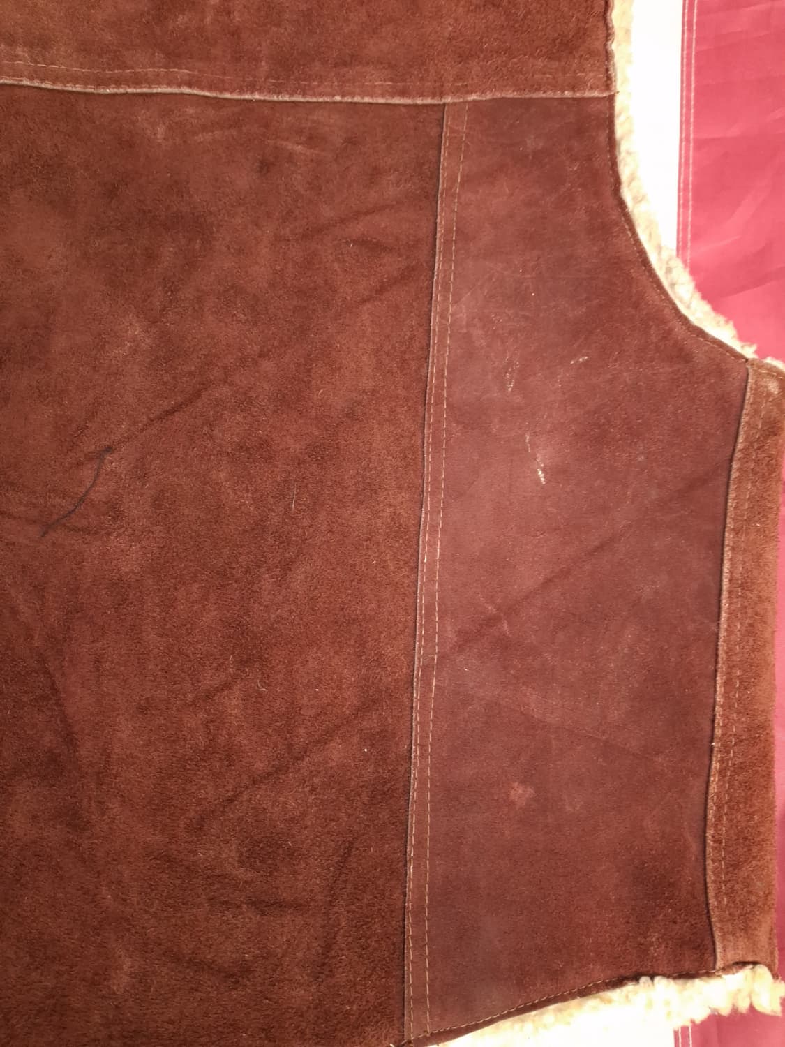 80's 빈티지 멕시코 제조 리얼레더 무스탕 베스트 상품이미지5