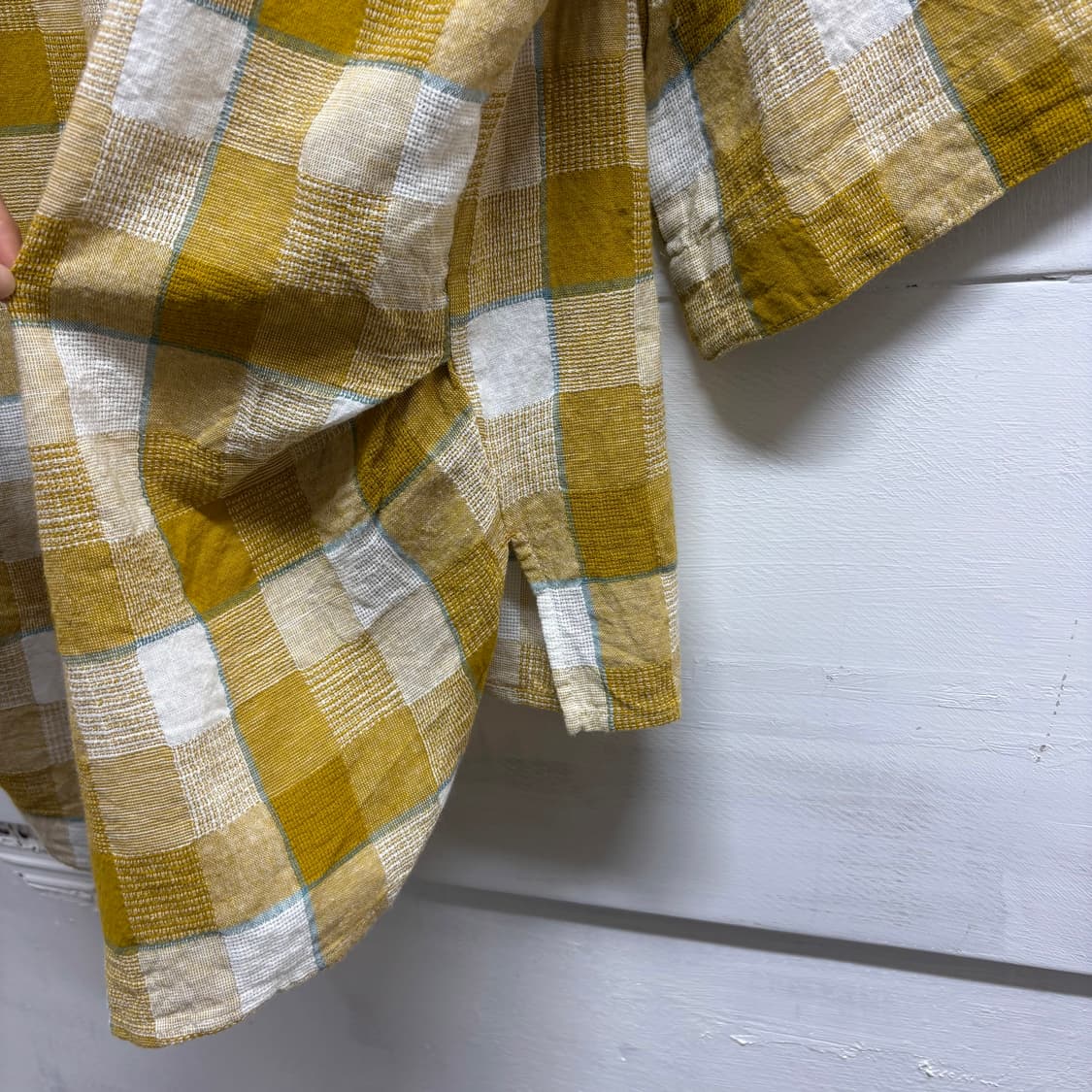 SELF SERVICE 체크 모리걸 히피 블라우스 JPN 상품이미지7