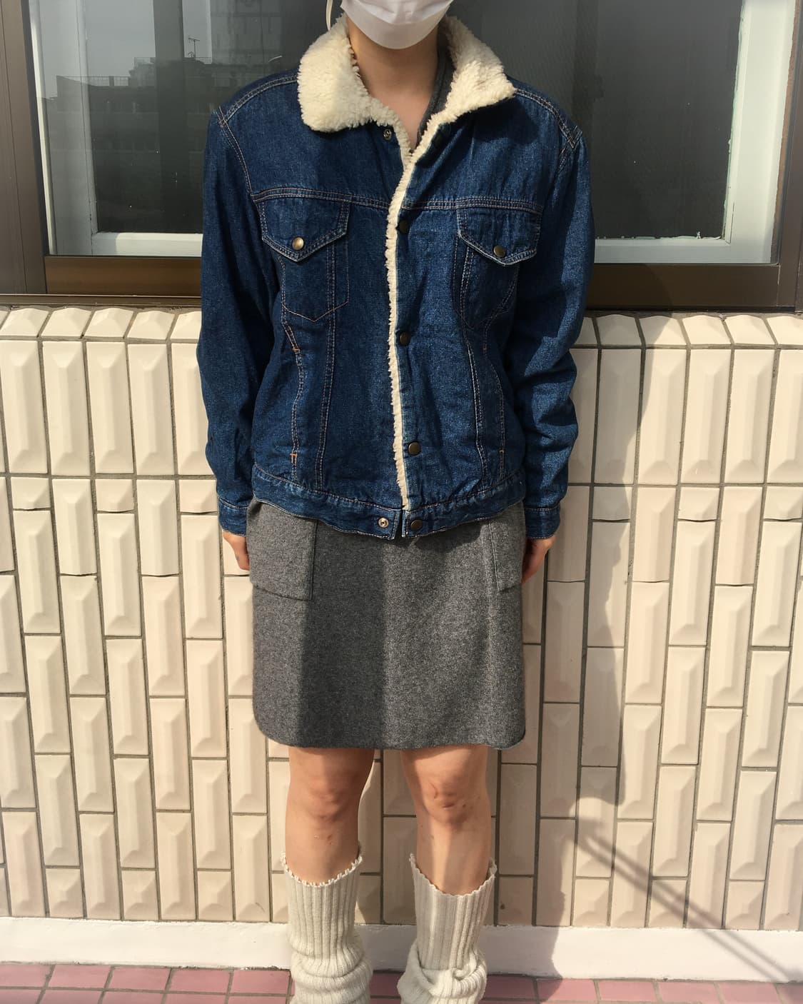 Fake fur denim jacket 상품이미지5