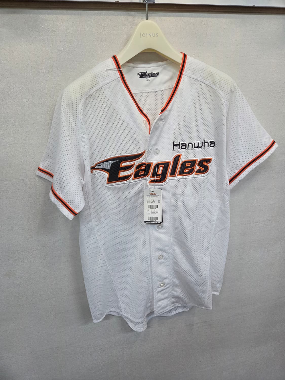 한화이글스 노마킹 유니폼 져지반팔 화이트 85 상품이미지5