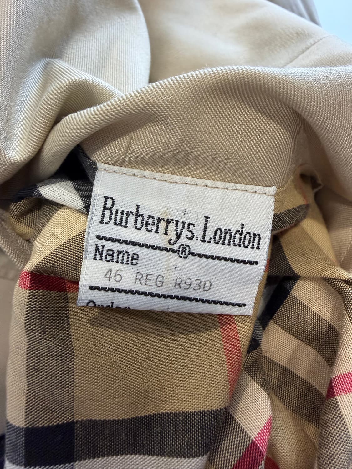 버버리 90s 노바체크 블루종 자켓 상품이미지8