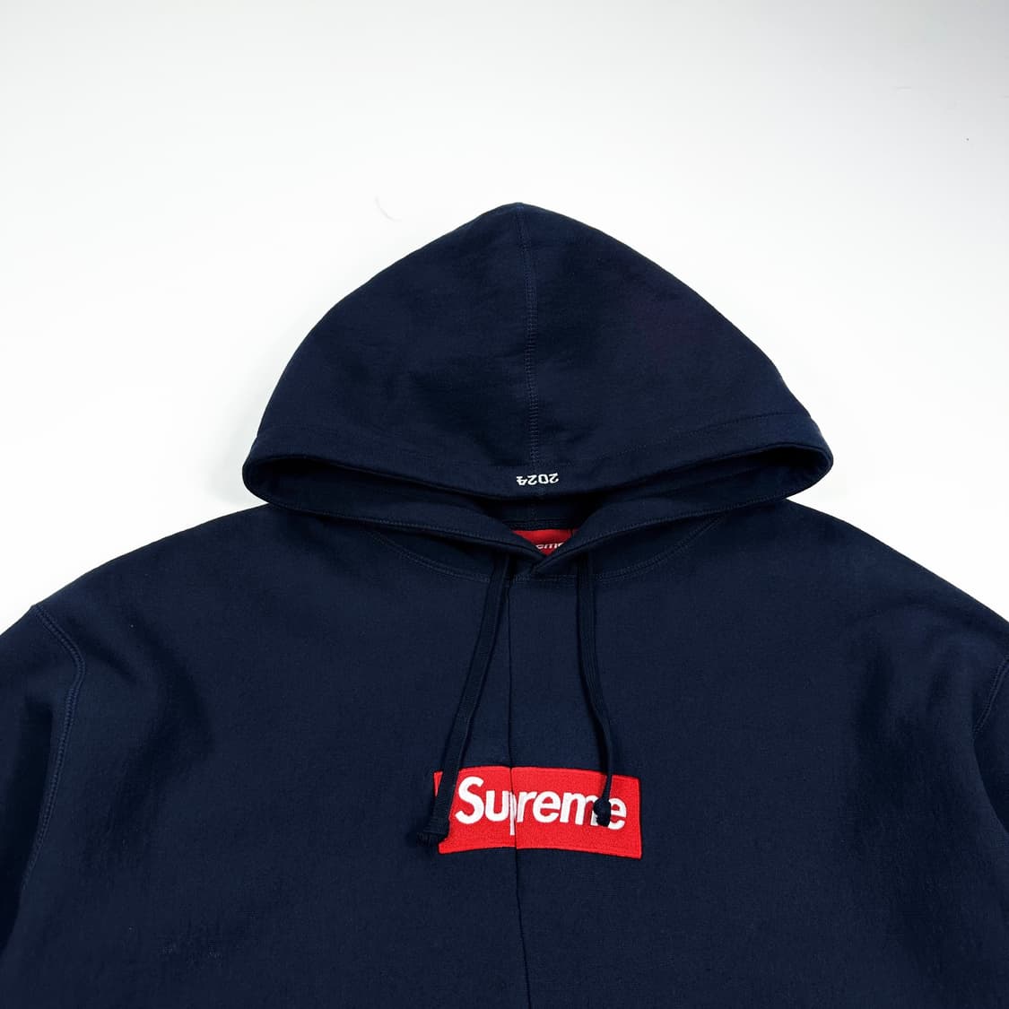 슈프림 박스 로고 24fw 네이비 후드티 (XL) 상품이미지1