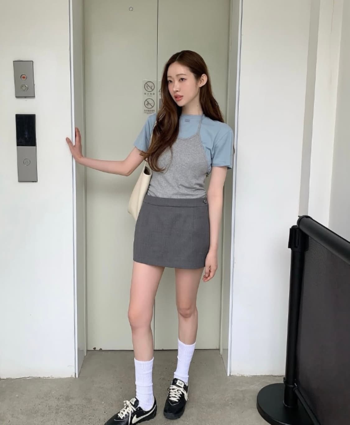 그로브 티셔츠/홀터넥(F) 차정원착용애정템 상품이미지1