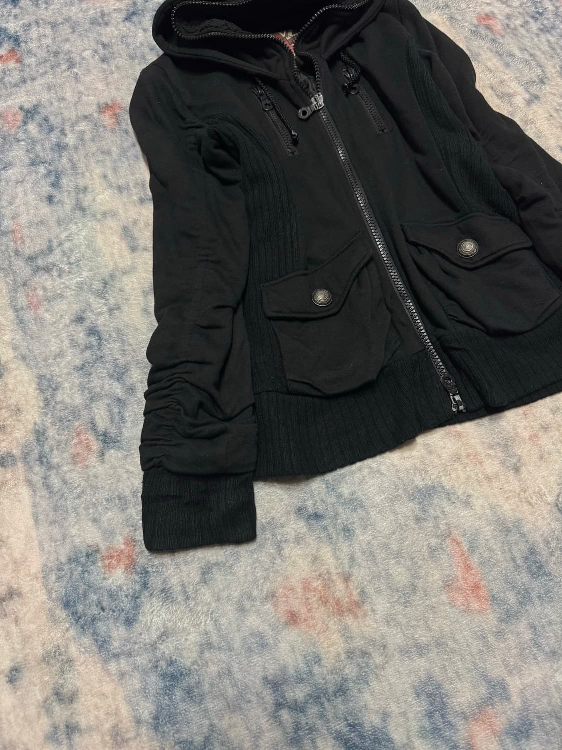Dig deep 00s y2k gimmick hood jacket 상품이미지5