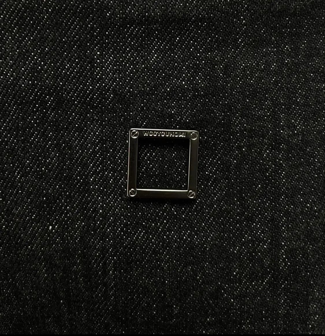 [48]우영미 블랙 데님 코튼 크롭 자켓 팝니다 상품이미지3