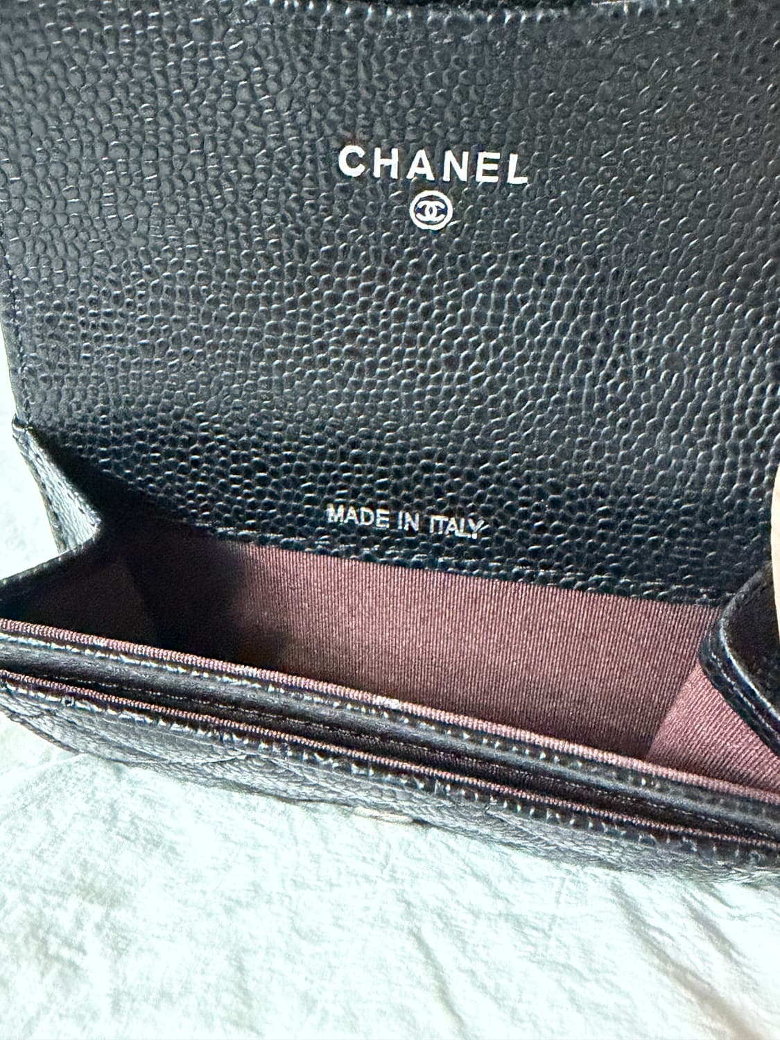 샤넬 캐비어 블랙 카드지갑 (레플) 상품이미지6