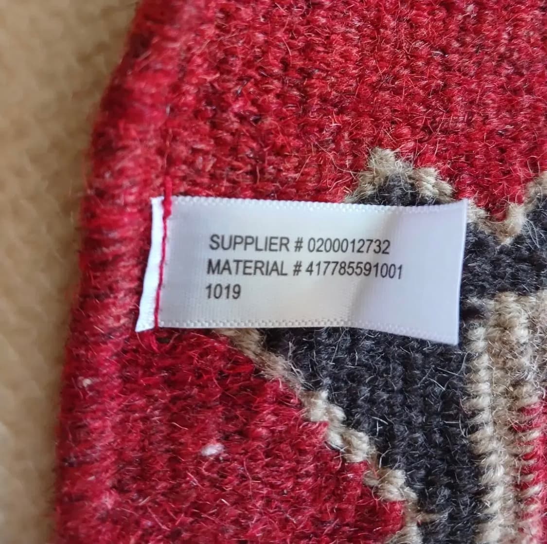 RRL HAND WOVEN JACQUARD TABLE CARPET 상품이미지6