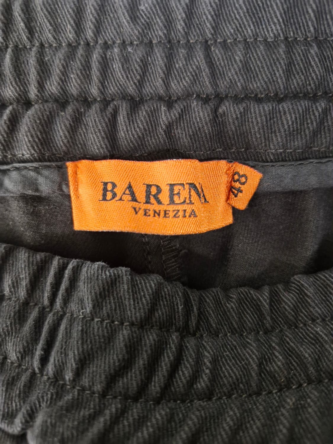 [국내정품택]바레나베네치아 23ss 밴딩 코튼팬츠(48) 상품이미지3