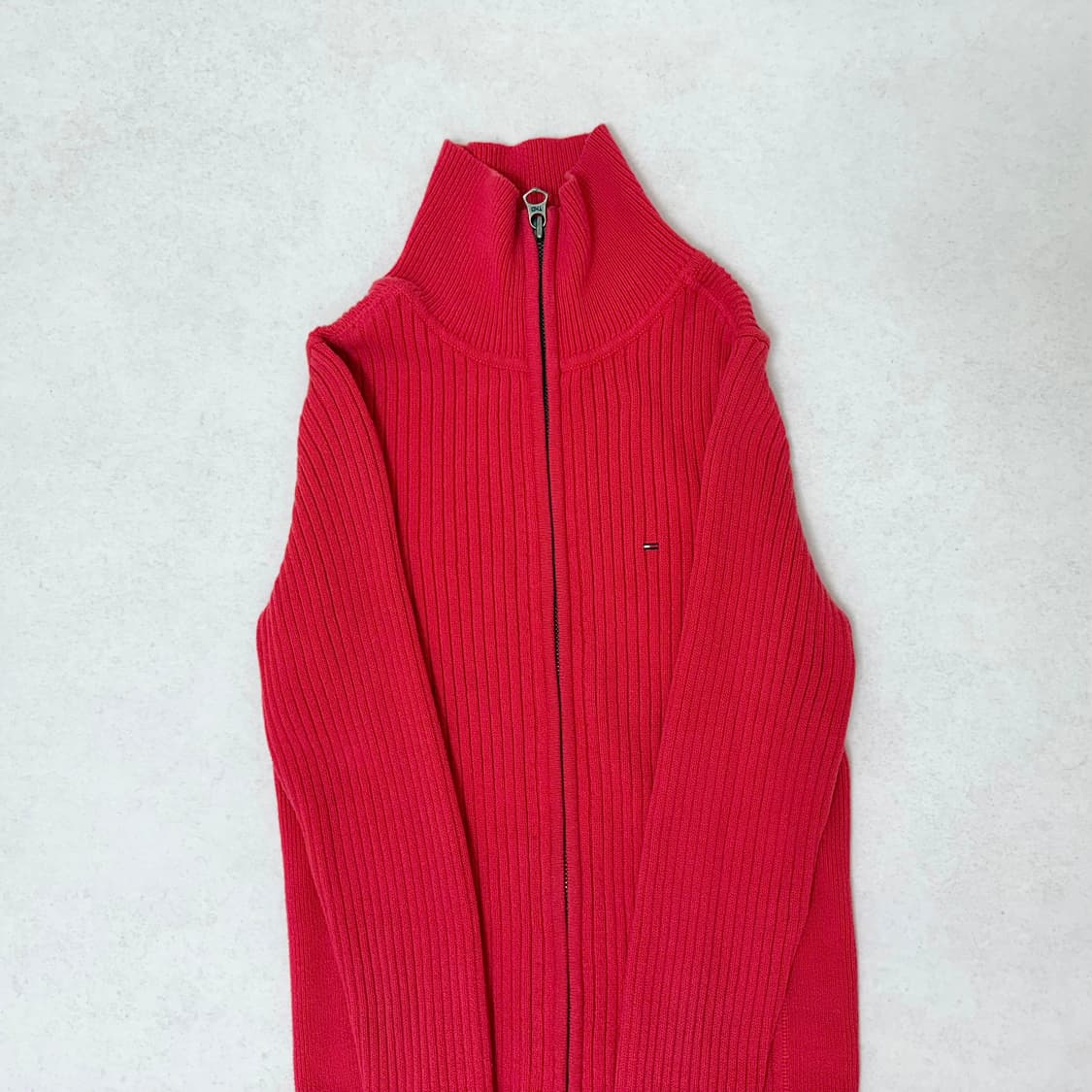 가격제안환영 급처 쿨거시네고)정품) 타미힐피거 니트집업 골지 타미 S 상품이미지2