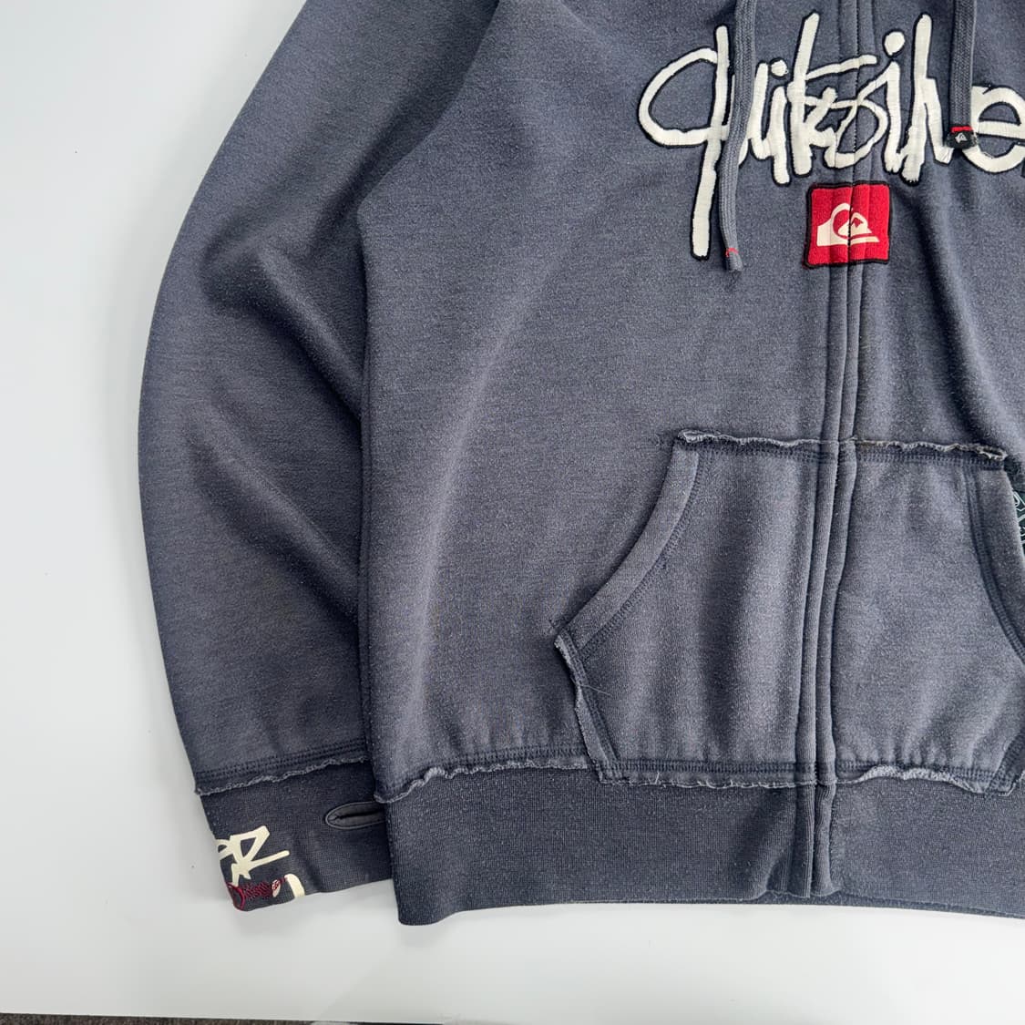 Quiksilver 퀵실버 라이트 네이비 후드집업 상품이미지5