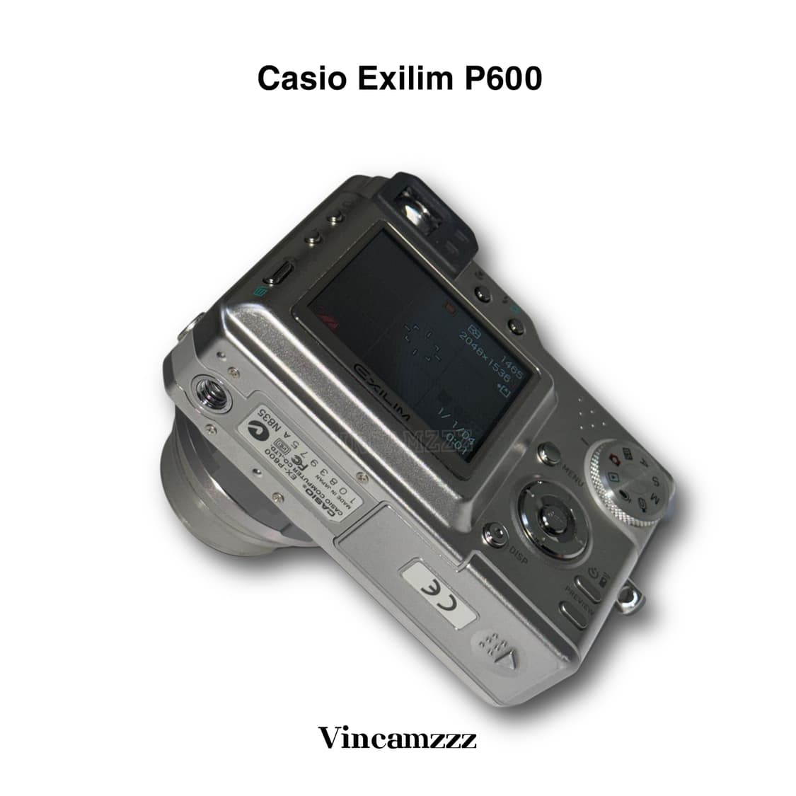 [강추] Casio 카시오 엑슬림 EX-P600 (캐논 렌즈) 상품이미지5