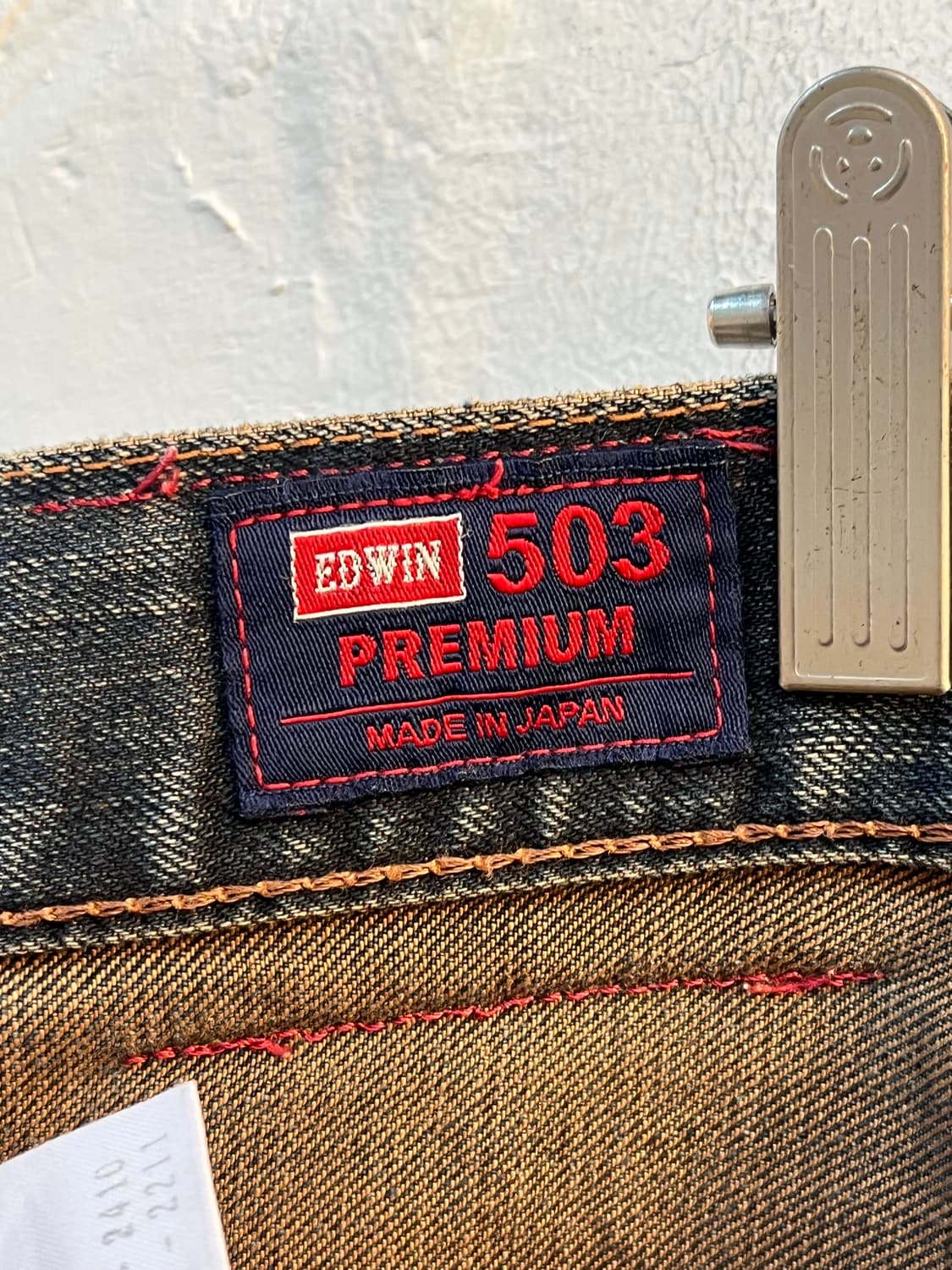 Edwin 503 Japan 워싱 데님 진 36 상품이미지5