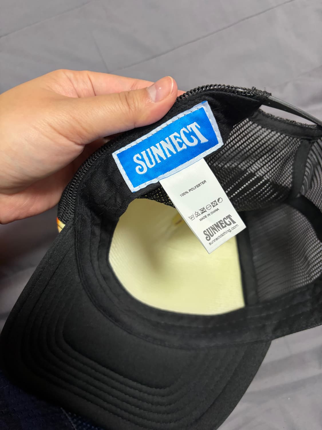 써넥트 버거 트러커 캡 블랙 상품이미지4