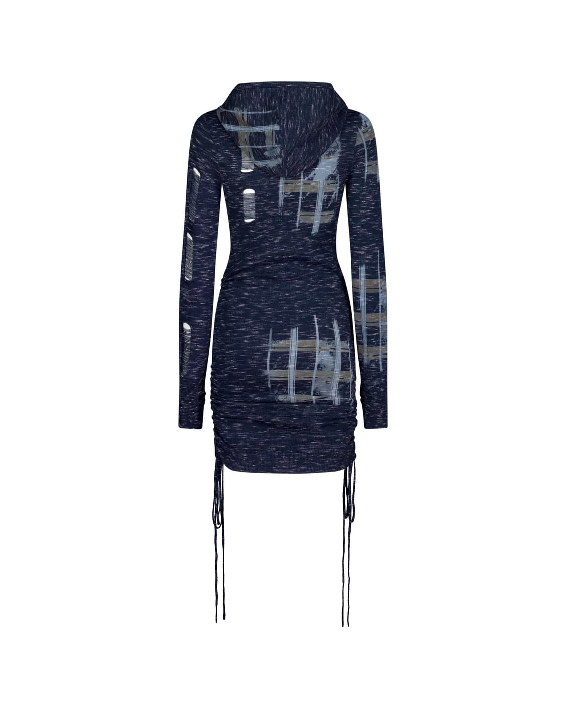 [LOADING ROOM] PUZZLED WOOL HOODIE DRESS 상품이미지4