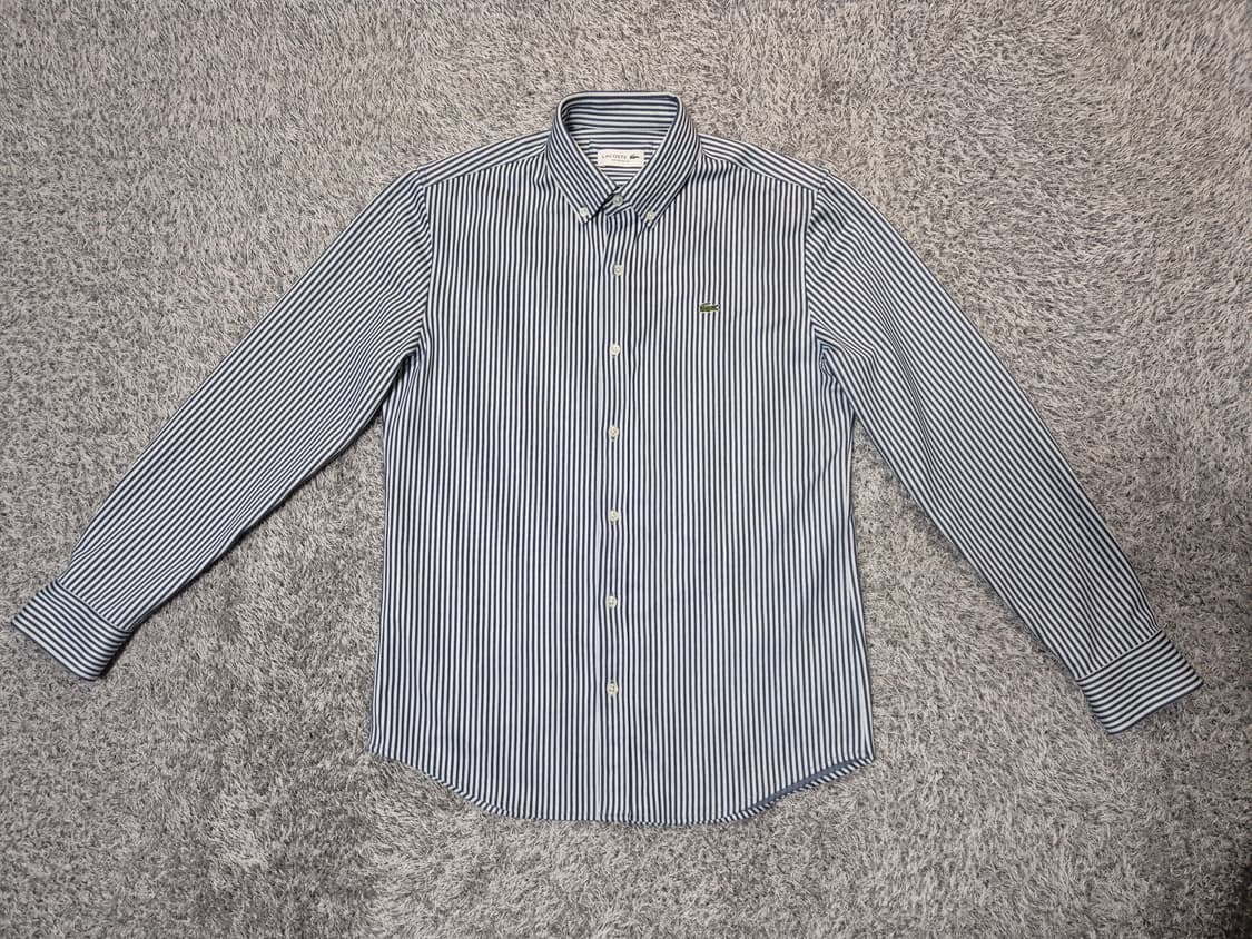 라코스테 남성 스트라이프 셔츠 레귤러핏 95 상품이미지1