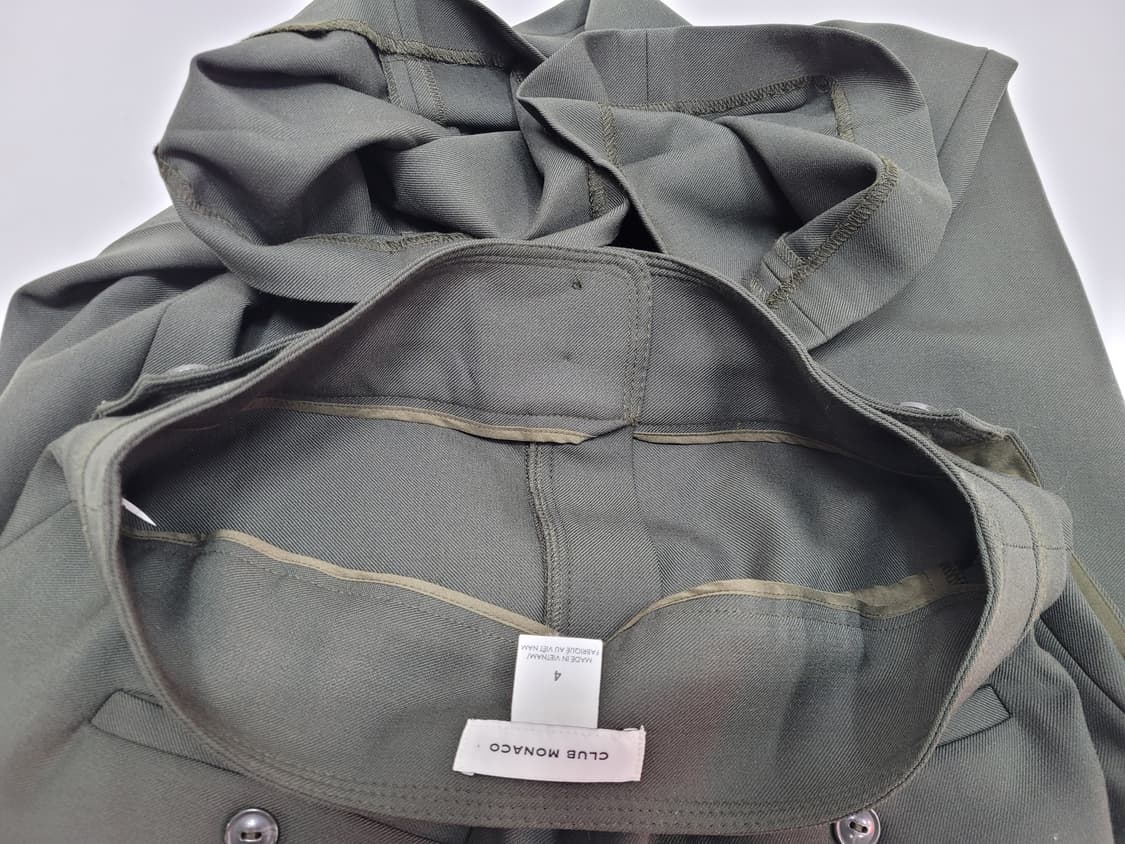 CLUB MONACO 클럽모나코 슬랙스 와이드 팬츠 / 여 67 카키
 상품이미지7