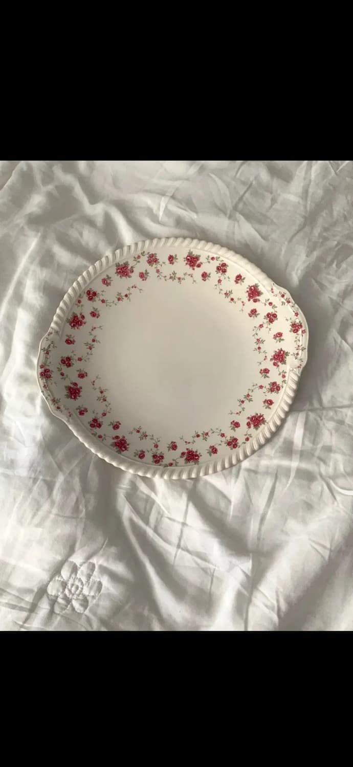 빈티지 존슨브로스 케이크플레이트  상품이미지1