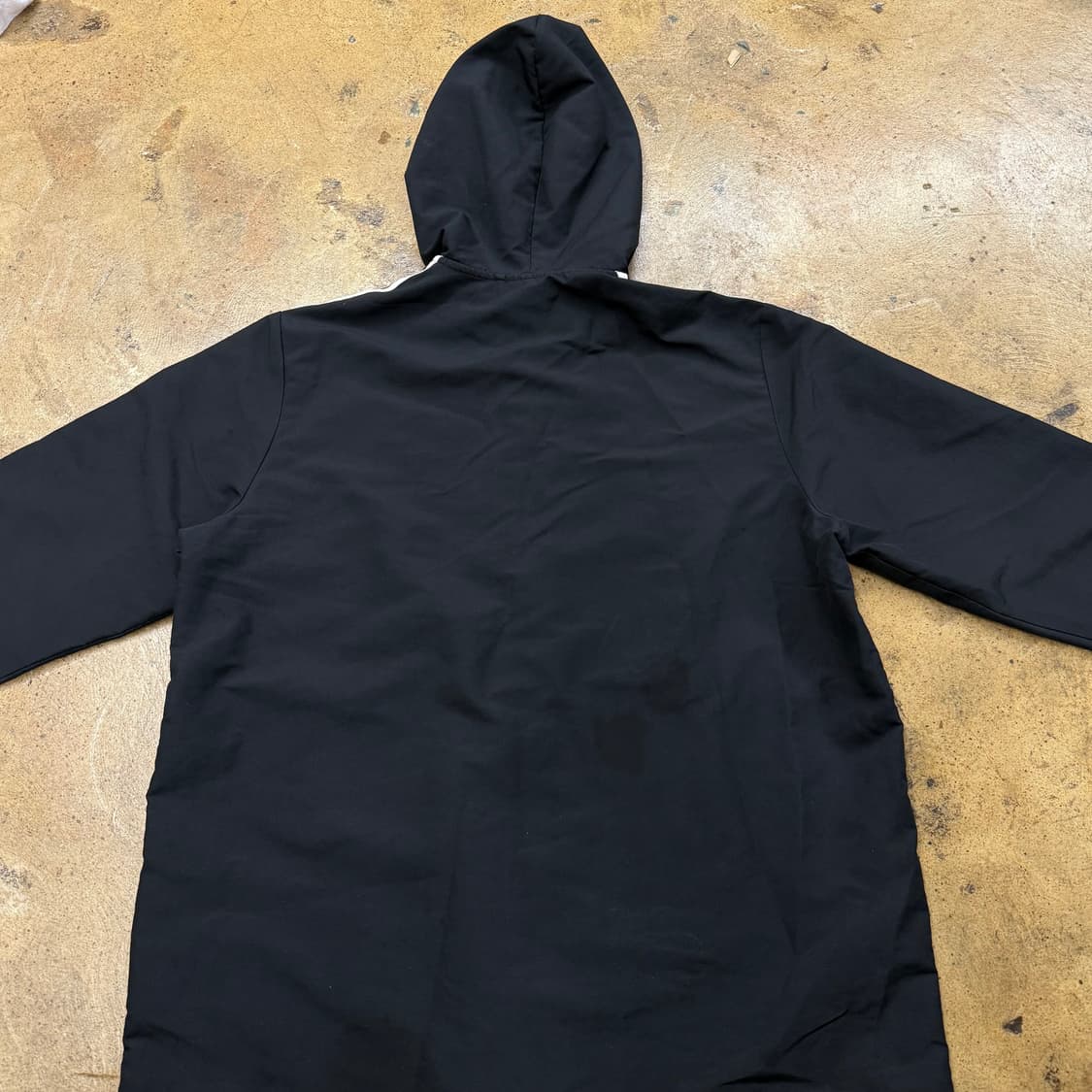 [정품/XL] 아디다스 삼선 후드 바람막이 블랙 b19 상품이미지4