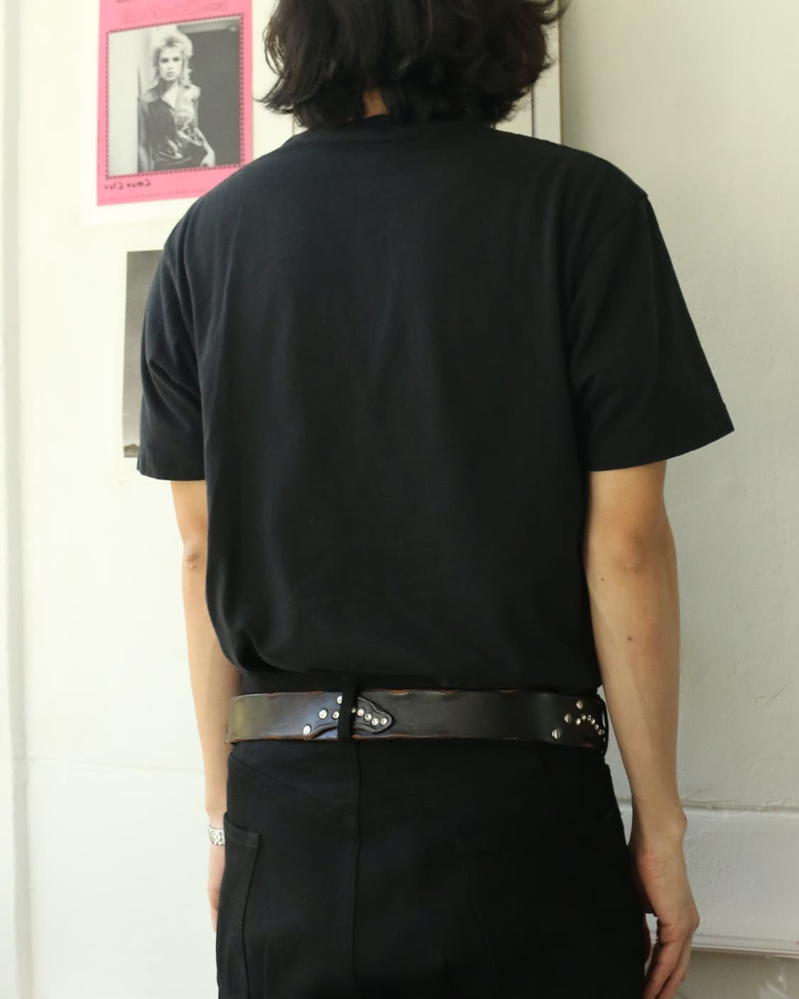 빈티지 스터드 레더 벨트  상품이미지3