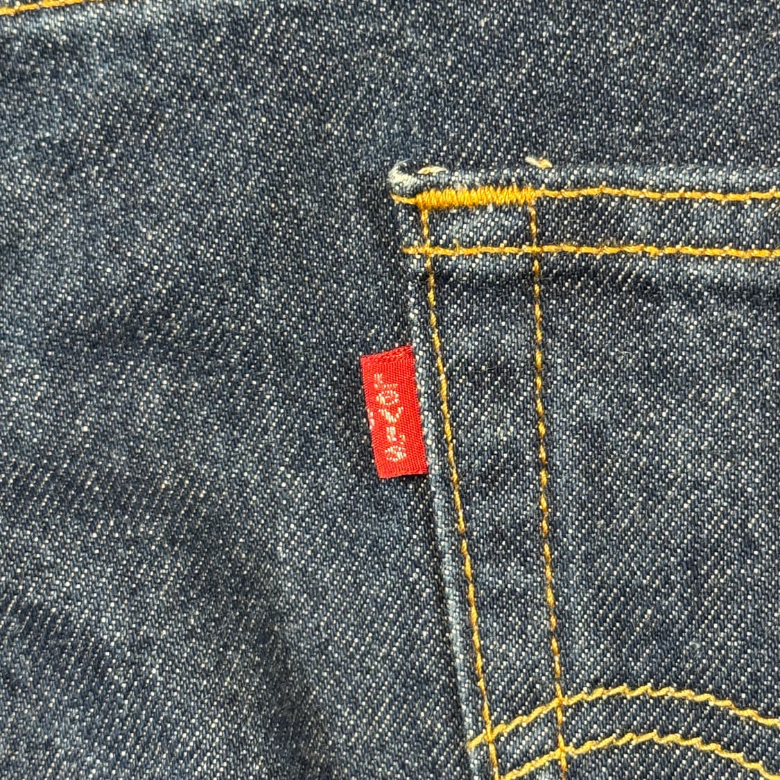 36inch) 리바이스 505 레귤러 핏 진청 데님 청바지 상품이미지4