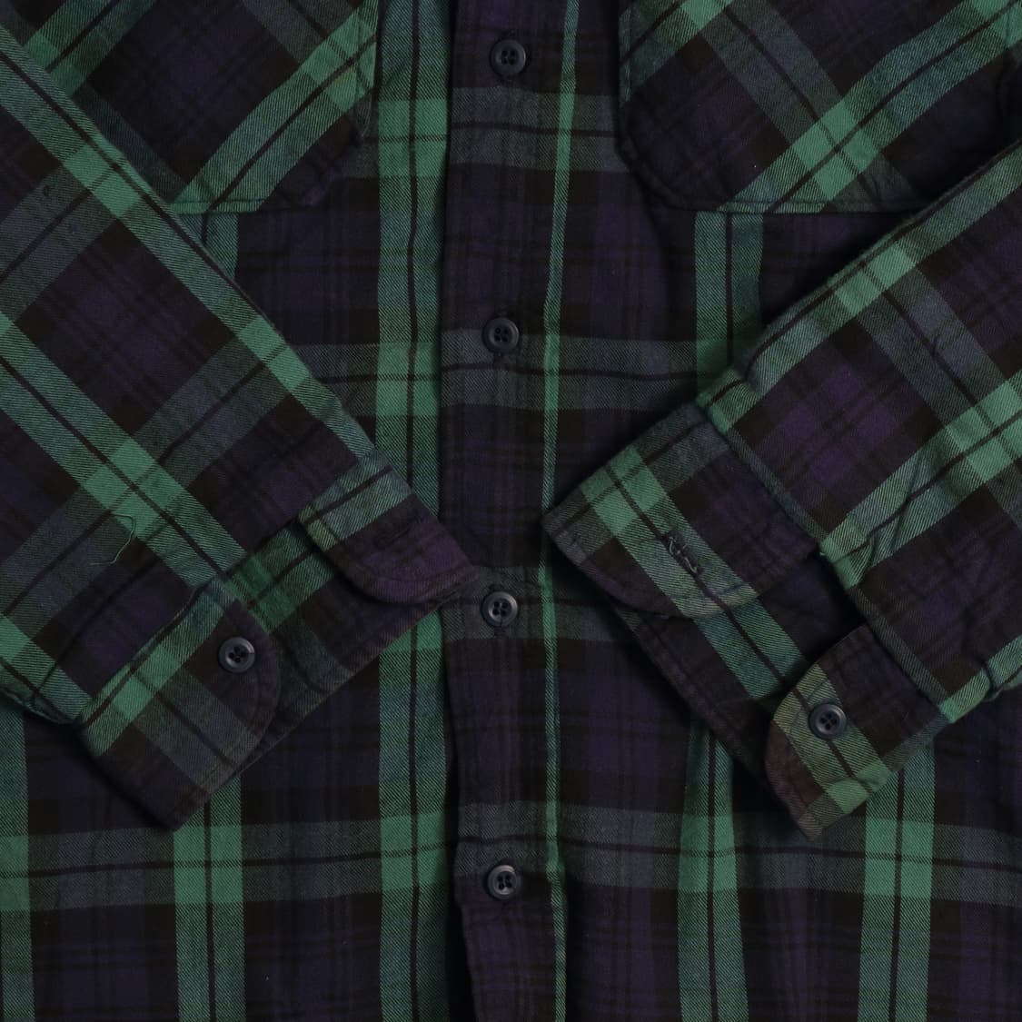 90's 엘엘빈 플란넬 체크 누빔자켓 A1573 상품이미지5