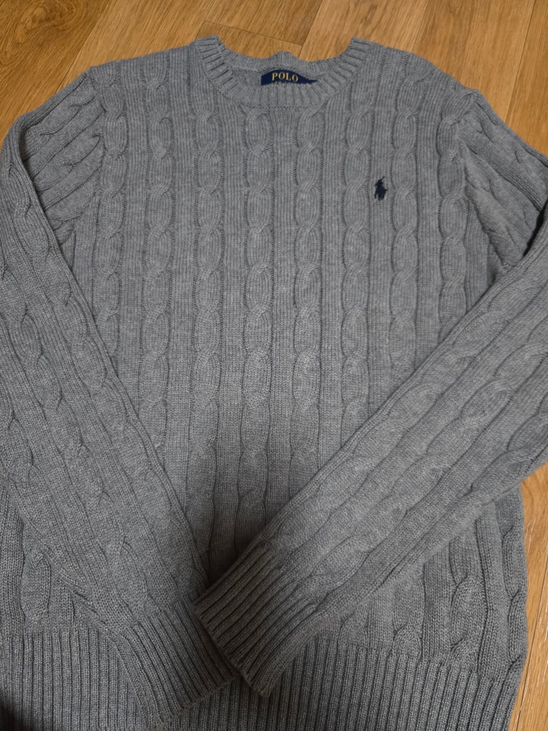폴로 랄프로렌 정품 케이블 스웨터 꽈배기 니트 상품이미지3