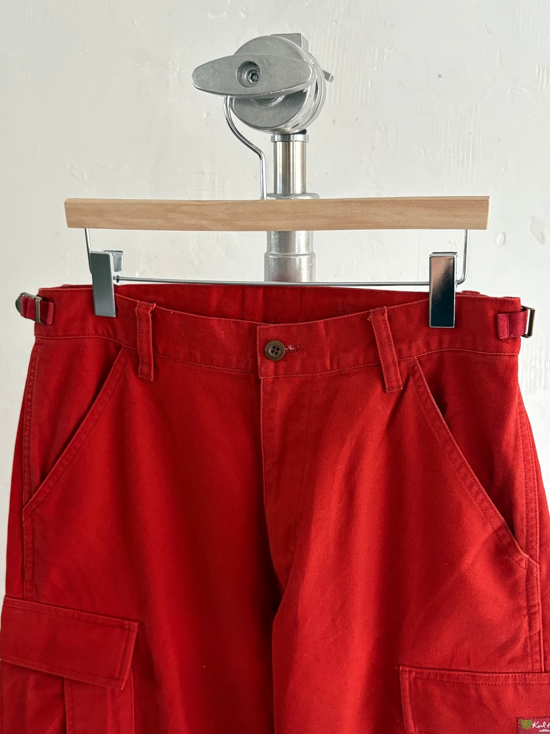 Karl Helmut 칼헬무트 레드 컬러 카고 팬츠 상품이미지3