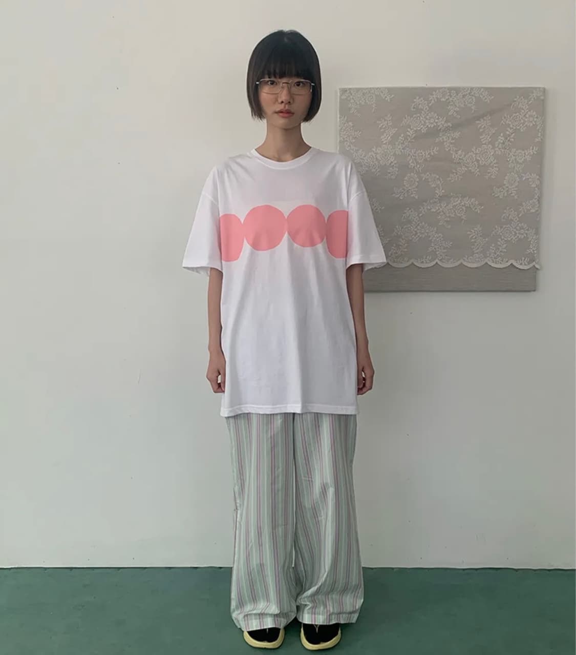 에프터썸머 bubble T-shirt (pink) 상품이미지1