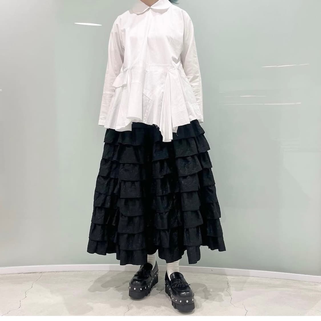 23aw 타오 꼼데가르송 양면 프릴 블라우스 m 상품이미지1