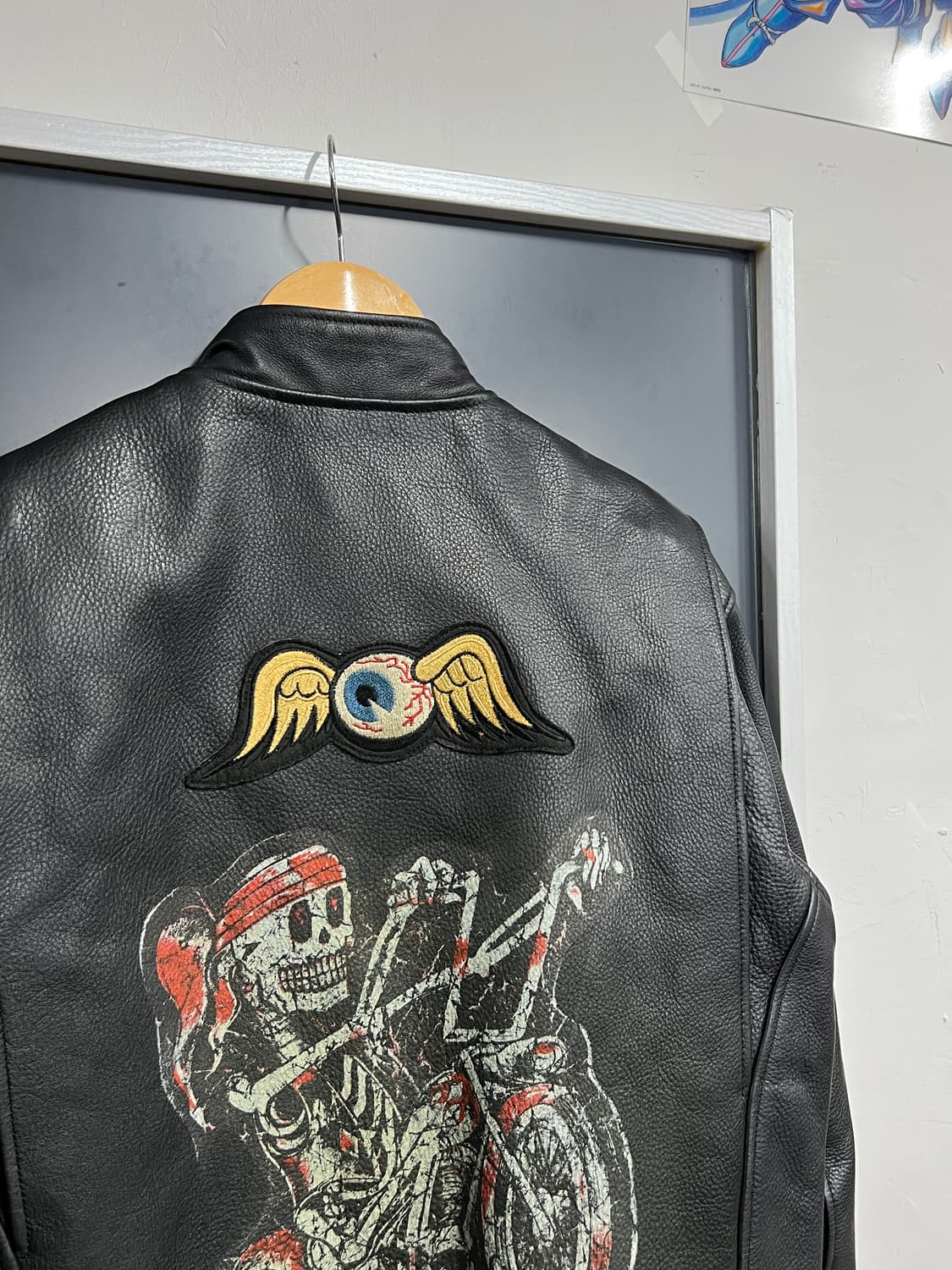 Von Dutch 본더치 모터 사이클 양가죽 라이더 가죽 자켓 상품이미지2