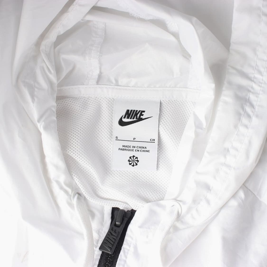 나이키 블랙 화이트 배색 윈드브레이커 S 상품이미지5