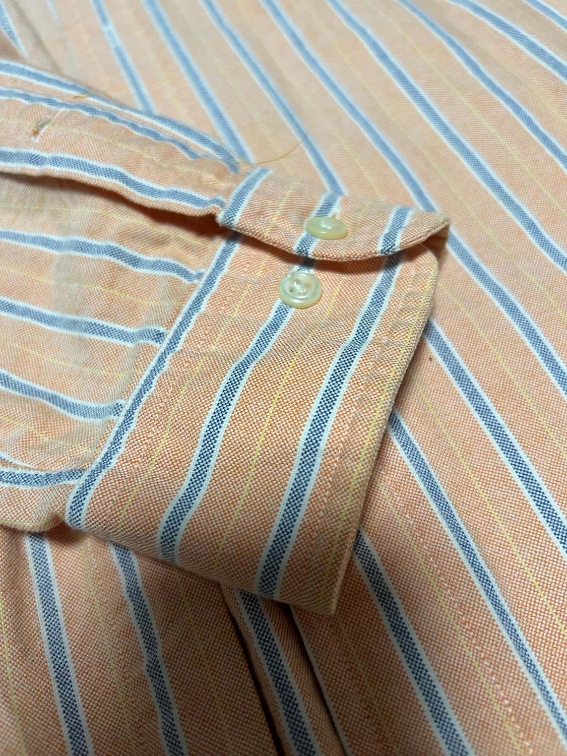 폴로랄프로렌 오렌지/블루 스트라이프 셔츠(XL) 상품이미지3