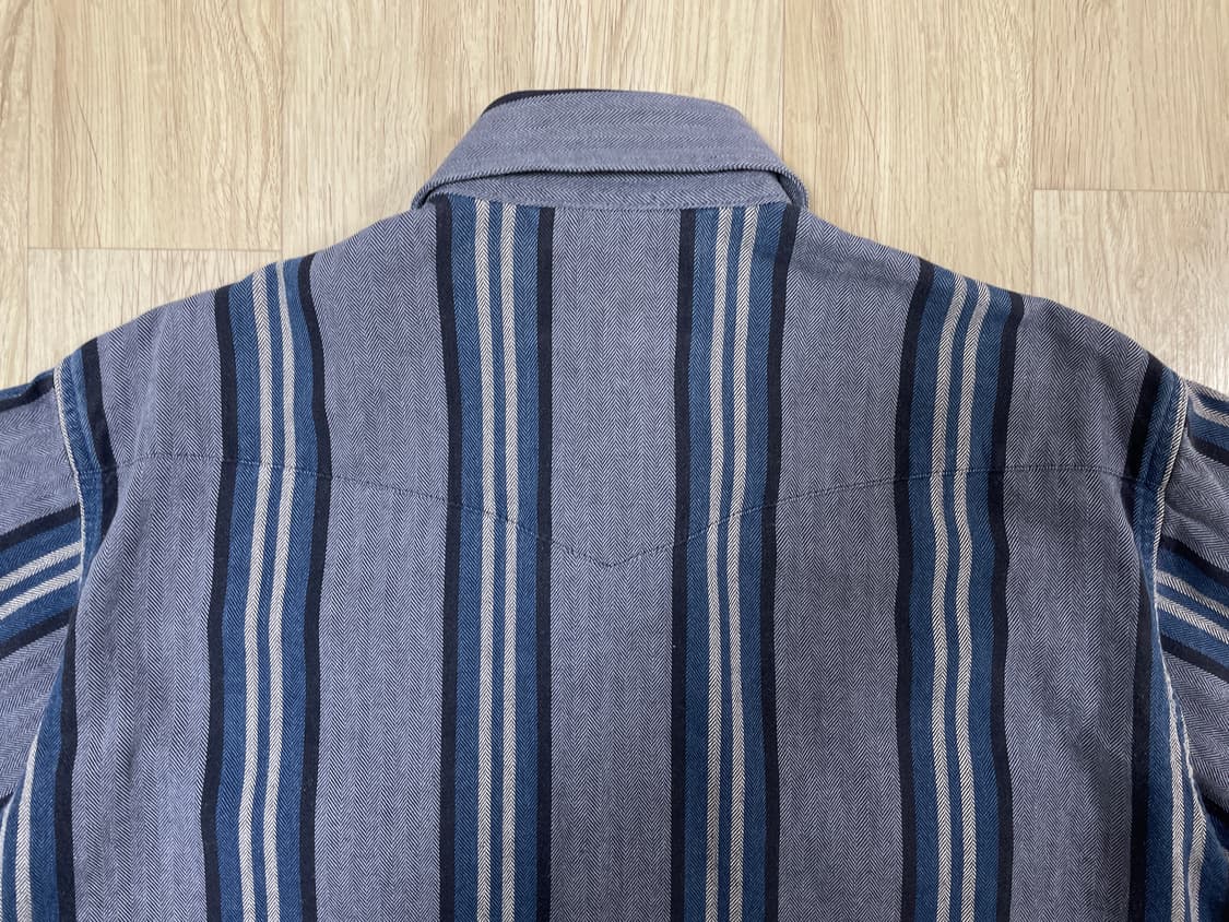 105) 80's 랭글러 헤링본 웨스턴셔츠(RRL&LVC&폴로) 상품이미지8