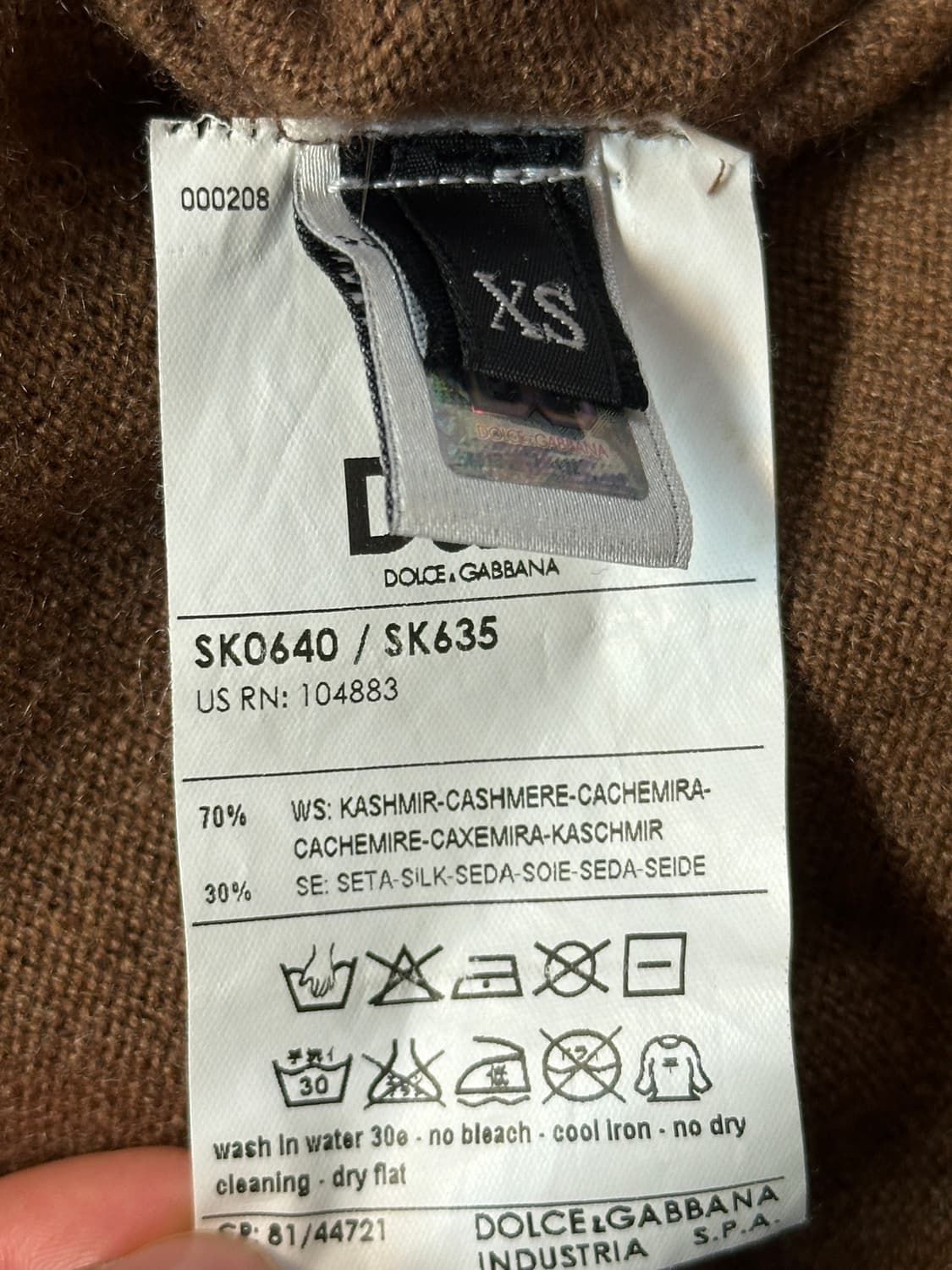 D&G 돌체앤가바나 캐시미어니트 상품이미지8