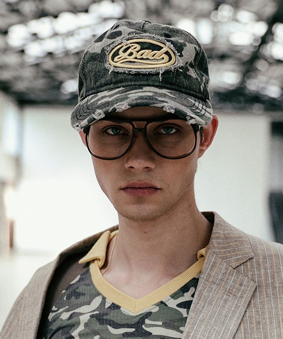 배드블러드 오발 로고 볼캡 모자 상품이미지1