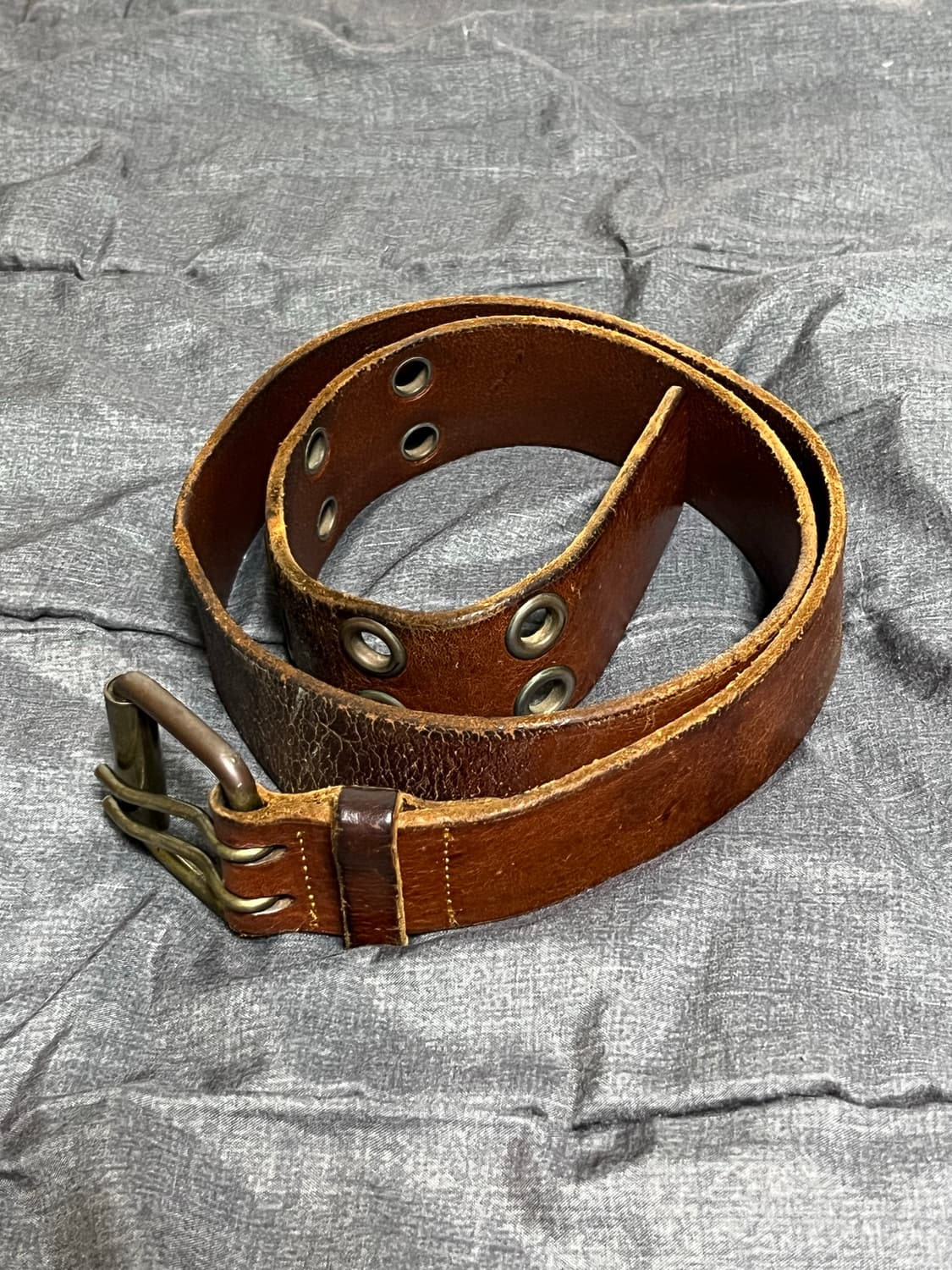 Vintage belt brown 상품이미지1