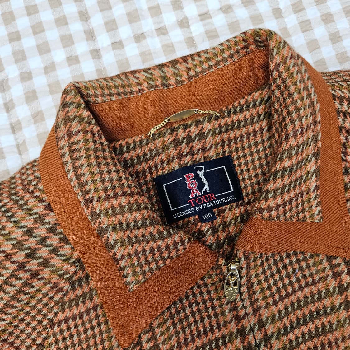 PGA 골프 울100 집업점퍼 남자100 상품이미지2