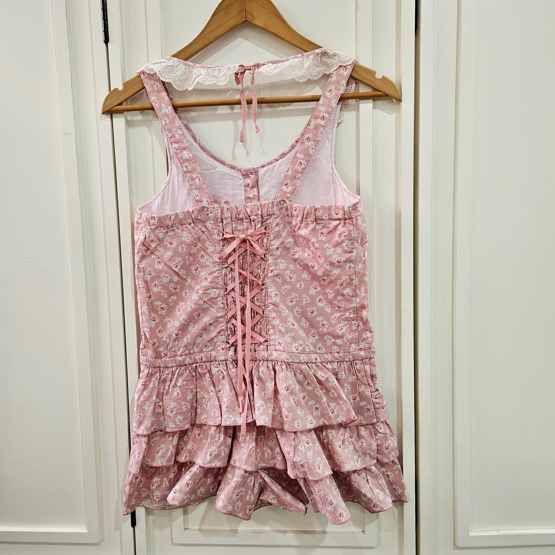 플라워 점프수트 / 반바지 원피스 상품이미지6