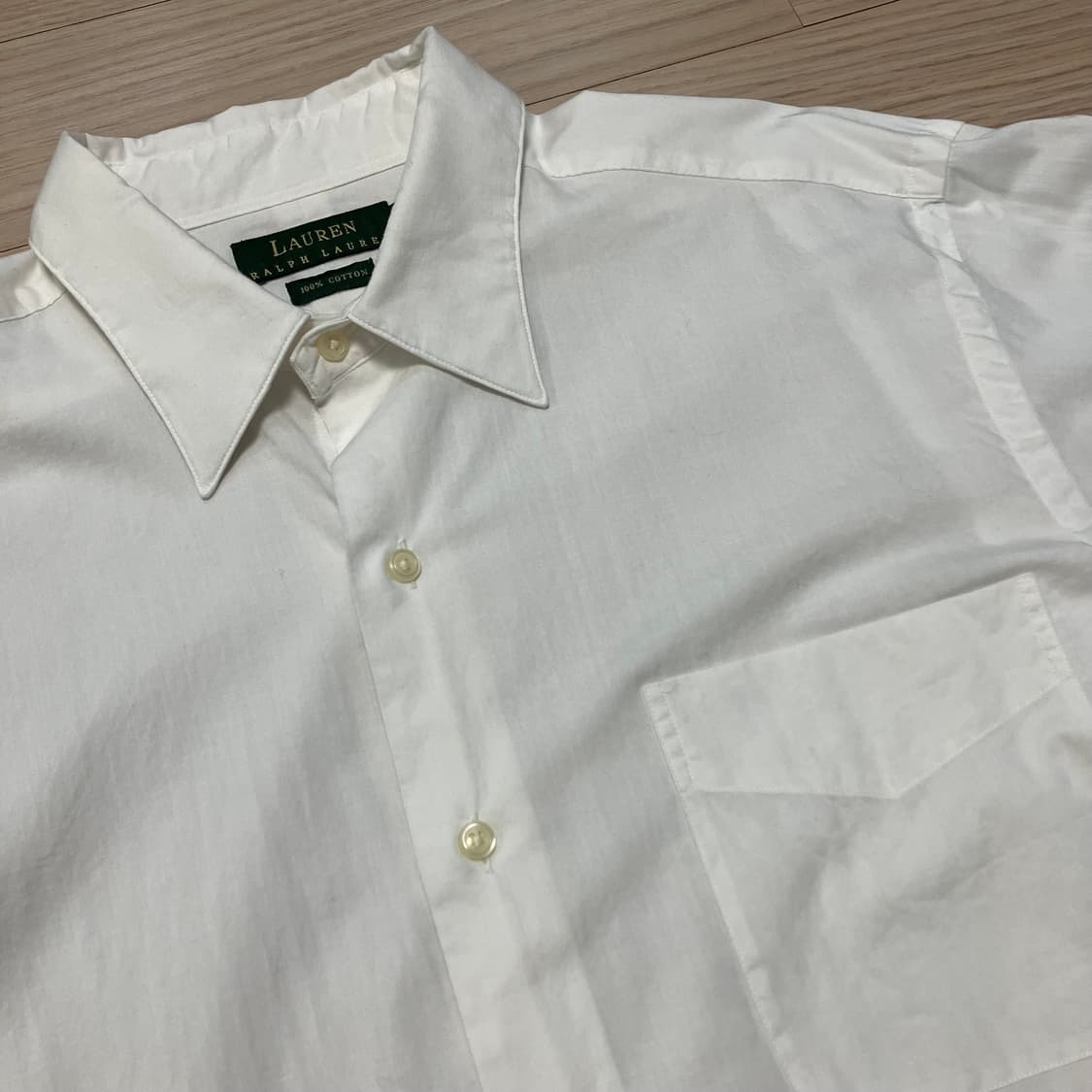 [Ralph Lauren] 로렌 랄프로렌 코튼 셔츠 화이트 상품이미지4