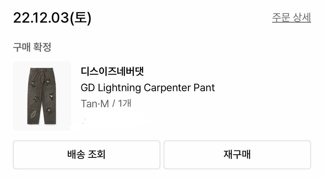 디스이즈네버댓 그레이트풀데드 GD 라이트닝 카펜터 팬츠 상품이미지6