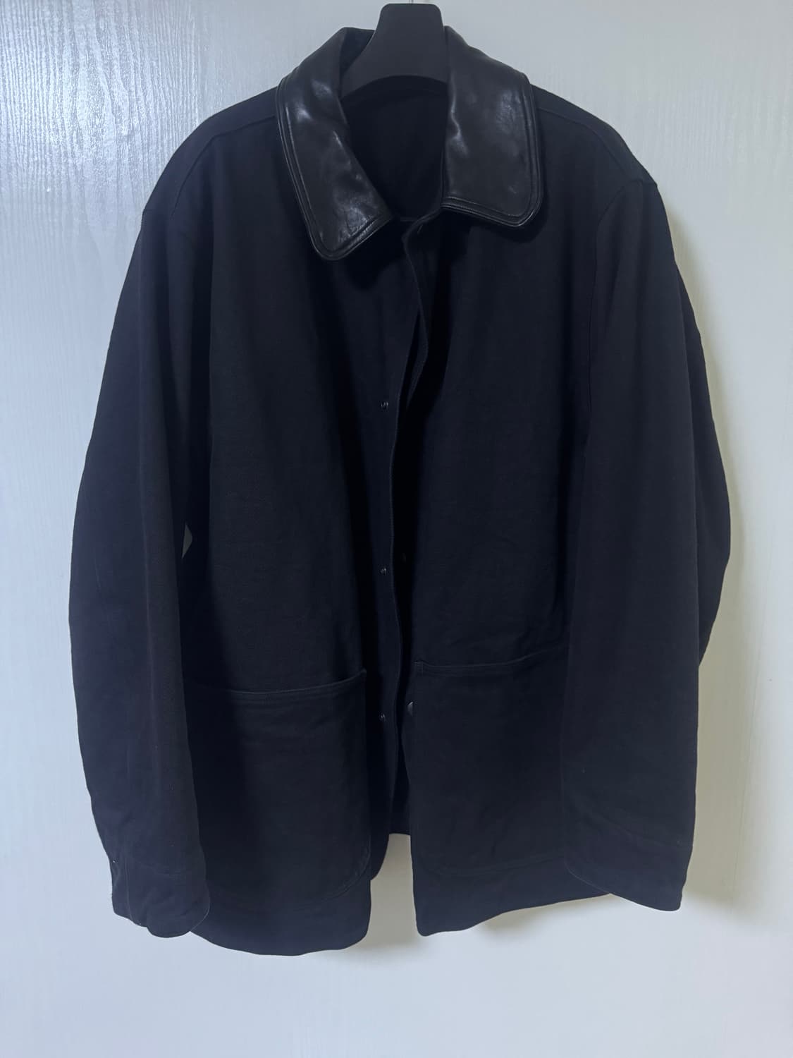 [2] 24aw comoli 코모리 데님 레더 자켓 상품이미지1