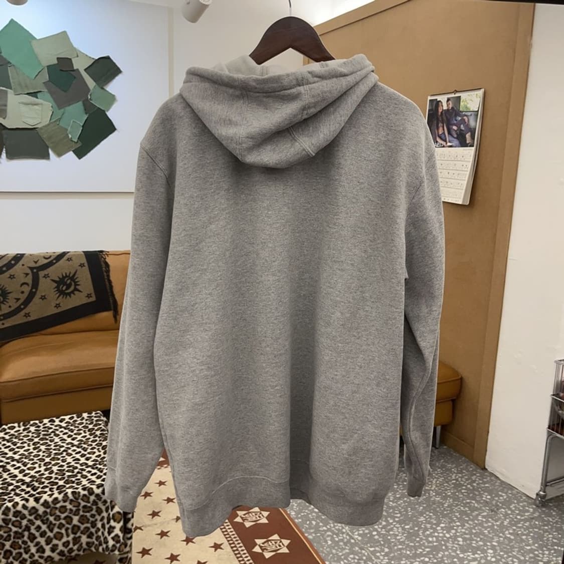 칼하트 빈티지 모던캐주얼 오버핏 기모 후드티 L C09585 상품이미지4