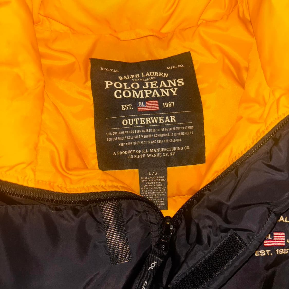 랄프 로렌 폴로 진스 경량패딩 상품이미지2