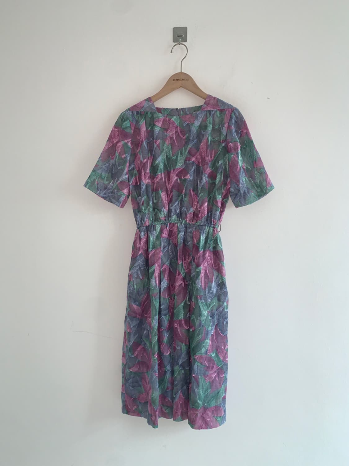 Aurora Flower Square Neck Dress 상품이미지1