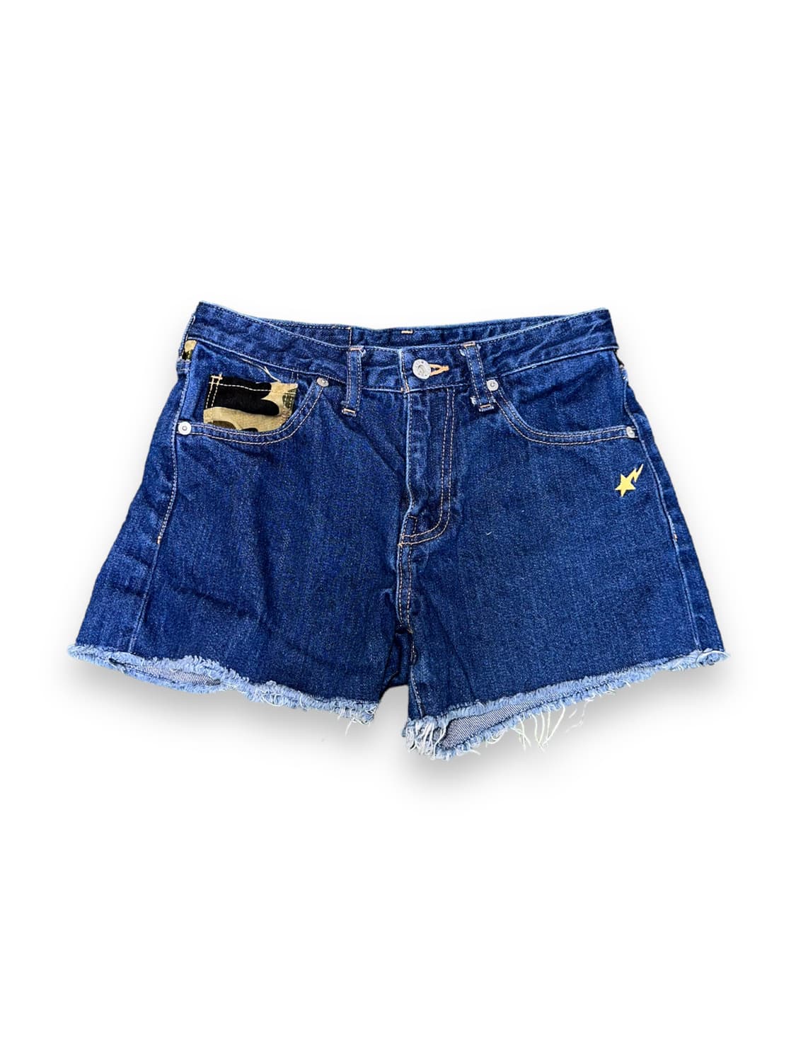 베이프 빅로고 데님 숏팬츠 BAPE 상품이미지2