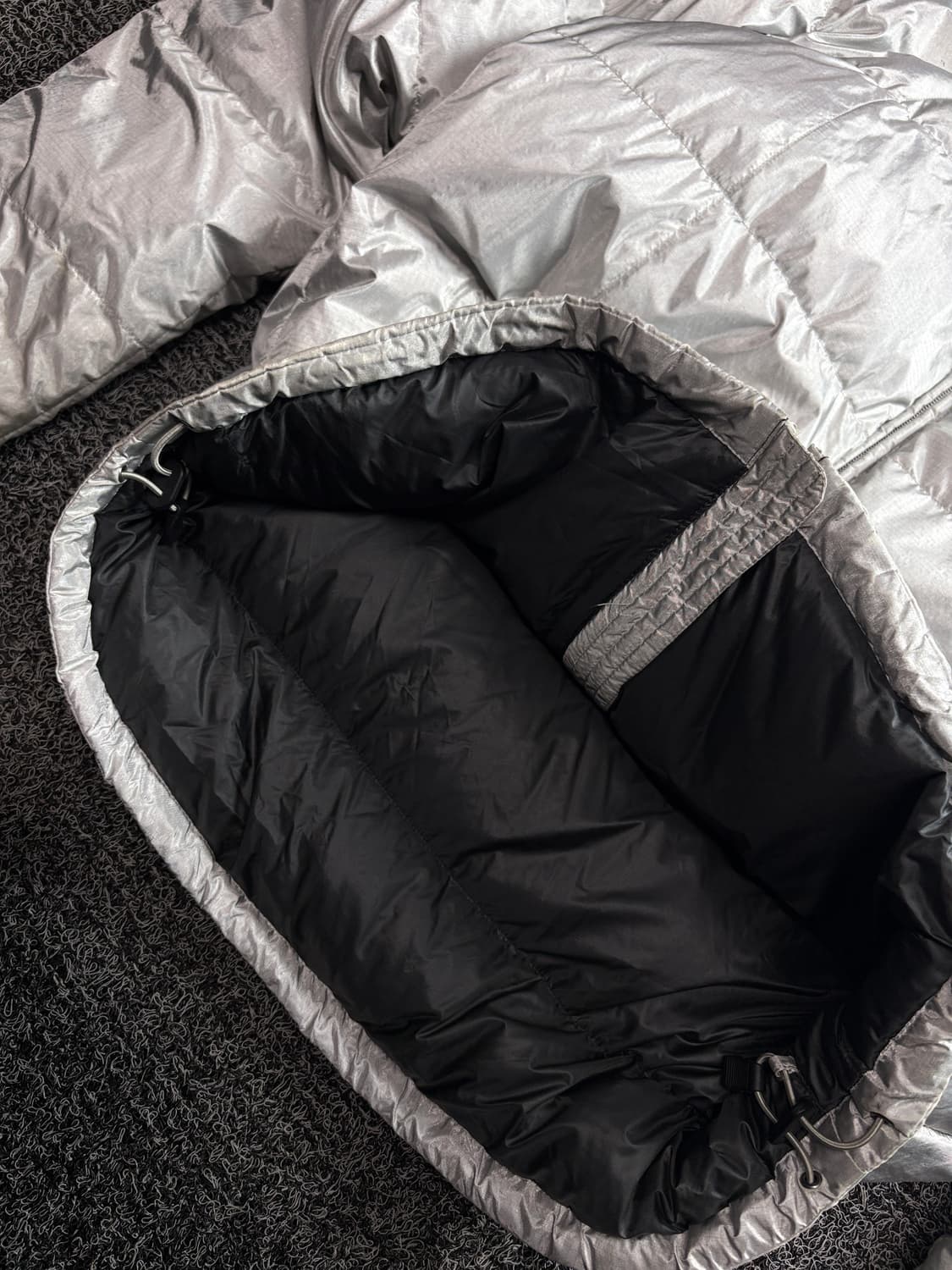 제냐 스포츠 메탈릭 립스탑 다운 자켓 3494 상품이미지3