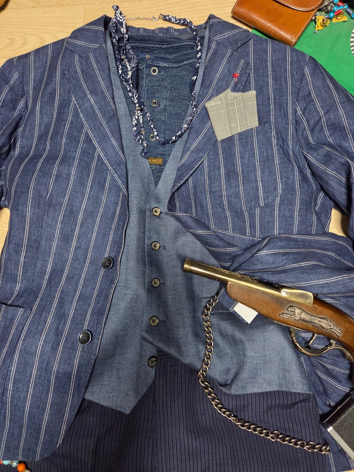 (새상품)(ITALY)Atpco 자켓 블레이저 수트 정장 상품이미지5